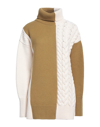 JOSEPH Polo neck Military green 100% Merino Wool