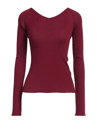 ROBERTO COLLINA Sweater Burgundy 100% Merino Wool