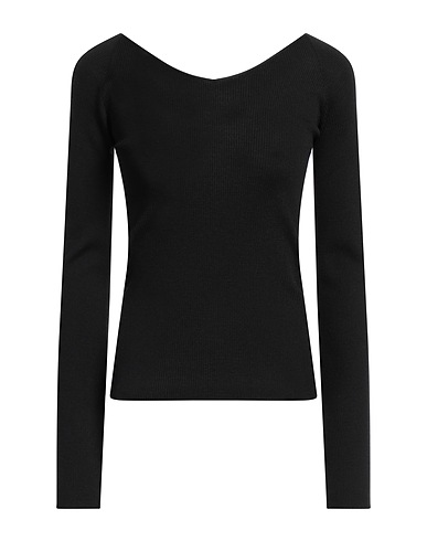 ROBERTO COLLINA Pullover NERO 100% Merinowolle