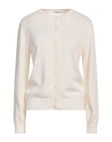 KANGRA Cardigan Ivory 70% Wool, 20% Silk, 10% Cashmere