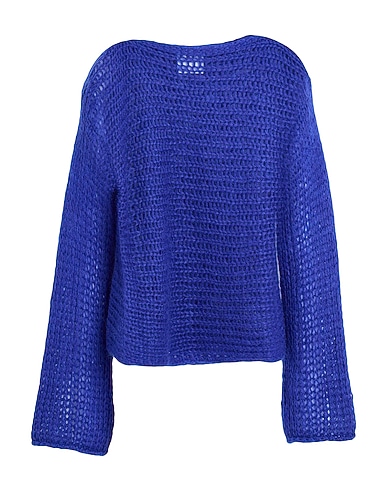FORTE_FORTE Jumper BLU 50% Mohair wool, 50% Polyamide