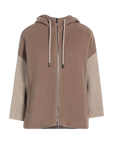 PESERICO Cardigan Khaki 70% Virgin Wool, 20% Polyamide, 10% Cashmere, Wool, Elastane