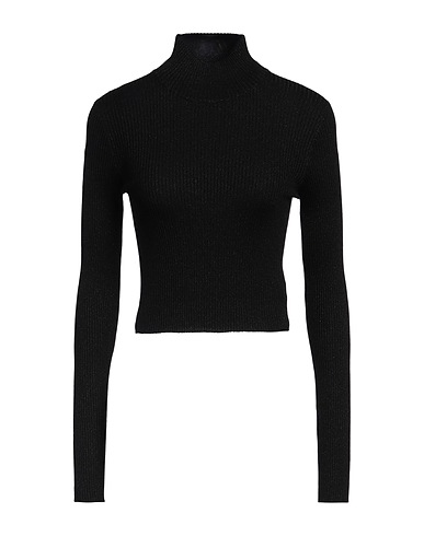 BRUNELLO CUCINELLI Cashmere blend Black 51% Cashmere, 22% Silk, 20% Polyamide, 7% Metallic Polyester