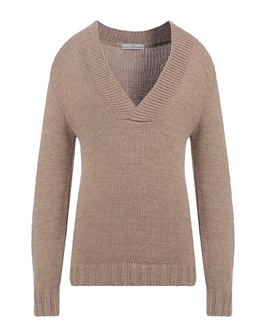 GREY DANIELE ALESSANDRINI Jumper Khaki 50% Acrylic, 50% Wool