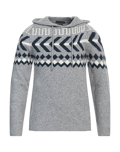 DANIELE FIESOLI Jumper Grey 76% Merino Wool, 19% Polyamide, 5% Elastane