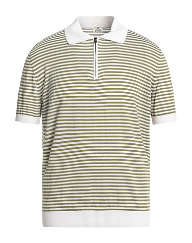 LUIGI BORRELLI NAPOLI Sweater Military green 100% Cotton