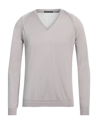 ROBERTO COLLINA Jumper Grey 35% Cashmere, 35% Silk, 30% Merino Wool