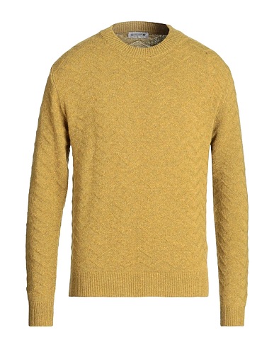 DANIELE ALESSANDRINI HOMME Jumper Military green 70% Wool, 25% Polyamide, 5% Other Fibres