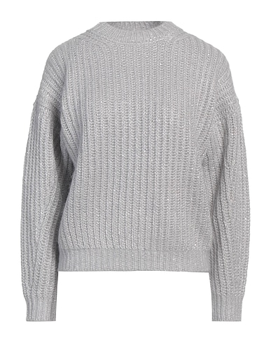 PESERICO Sweater GRIGIO CHIARO 65% Baby alpaca wool, 28% Nylon, 7% Virgin Wool