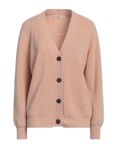 PESERICO Cardigan Blush 70% Virgin Wool, 20% Silk, 10% Cashmere, Metallic fiber