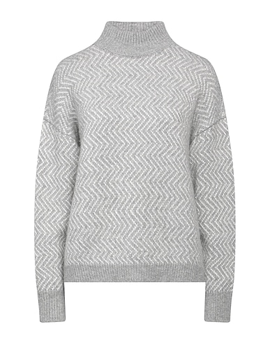PESERICO Polo neck Grey 45% Polyamide, 30% Alpaca wool, 25% Merino Wool, Cashmere, Silk
