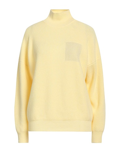 PESERICO Polo neck GIALLO 70% Virgin Wool, 20% Silk, 10% Cashmere, Metallic fiber