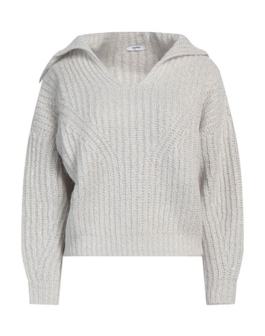 PESERICO Jumper Light grey 65% Baby alpaca wool, 28% Nylon, 7% Virgin Wool, Polyester