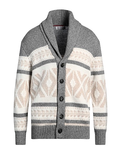BRUNELLO CUCINELLI Cardigan Grey 100% Cashmere