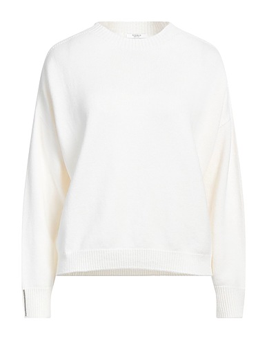 PESERICO Jumper Ivory 70% Virgin Wool, 20% Silk, 10% Cashmere