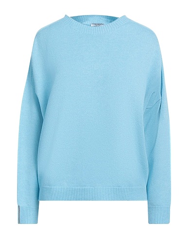 PESERICO Sweater Sky blue 70% Virgin Wool, 20% Silk, 10% Cashmere