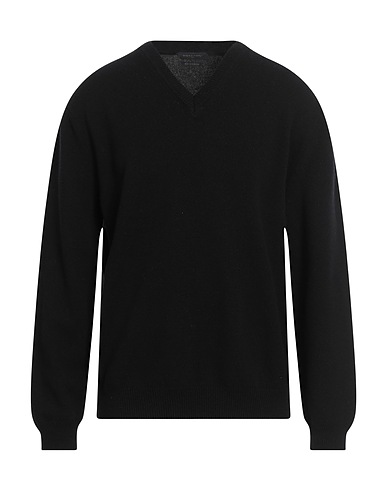 DANIELE FIESOLI Pullover Nero 90% Lana, 10% Cachemire