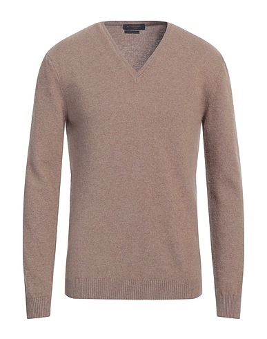 DANIELE FIESOLI Jumper Khaki 90% Wool, 10% Cashmere