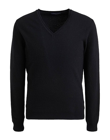 DANIELE FIESOLI Jumper Black 90% Wool, 10% Cashmere