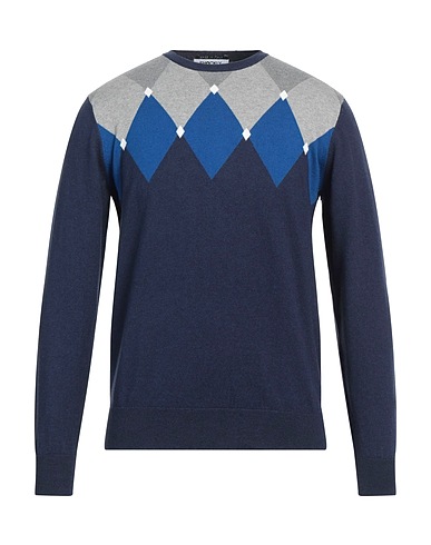 SHOCKLY Pullover Bleu marine 95% Coton, 5% Cachemire