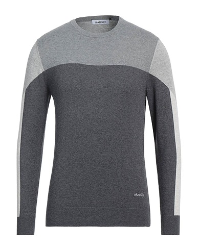 SHOCKLY Pullover Piombo 95% Cotone, 5% Cachemire