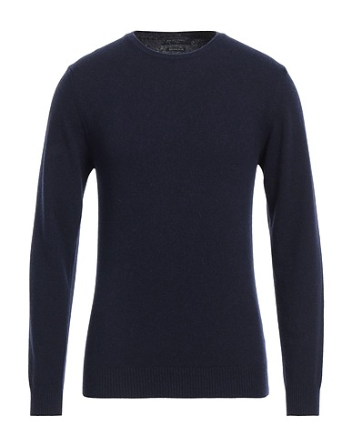 DANIELE FIESOLI Pullover Blu notte 90% Lana, 10% Cachemire