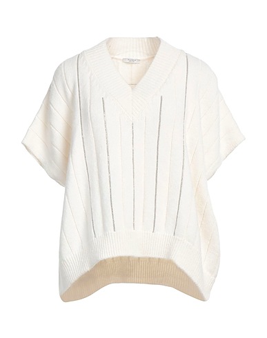 PESERICO Jumper White 70% Virgin Wool, 20% Silk, 10% Cashmere, Polyamide, Merino Wool