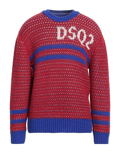 DSQUARED2 Sweater Red 44% Alpaca wool, 36% Acrylic, 20% Wool