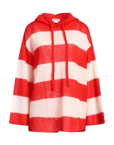 SUNNEI プルオーバー トマトレッド モヘヤ 70% / シルク 30%