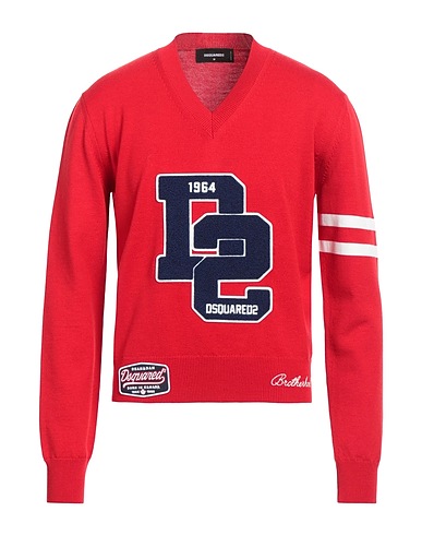 DSQUARED2 Pullover Rot 100% Wolle
