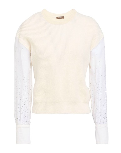 PESERICO Jumper Off white 45% Polyamide, 30% Alpaca wool, 25% Merino Wool, Silk