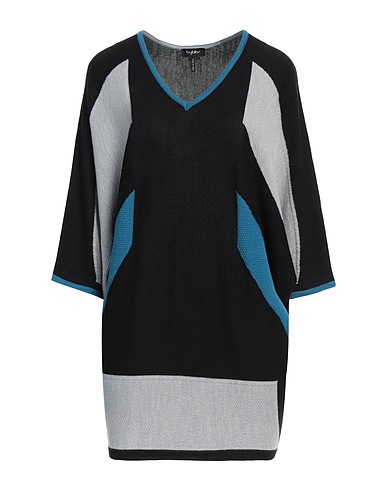 BYBLOS Jumper Black 100% Merino Wool