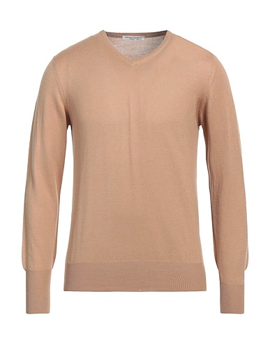 GRAN SASSO Sweater Camel 100% Virgin Wool