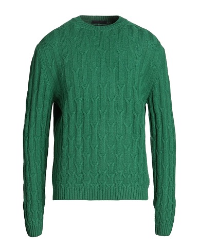 DANIELE FIESOLI Jumper Green 45% Baby alpaca wool, 40% Wool, 15% Polyamide