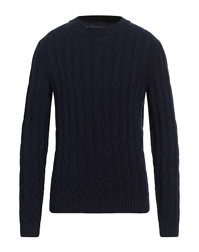 DANIELE FIESOLI Jumper Midnight blue 45% Baby alpaca wool, 40% Wool, 15% Polyamide