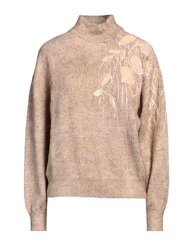 BRUNELLO CUCINELLI Dolcevita Nocciola 34% Lana Vergine, 28% Lana mohair, 20% Poliammide, 13% Cachemire, 5% Seta