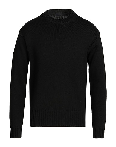 DANIELE FIESOLI Sweater Black 50% Merino Wool, 50% Acrylic