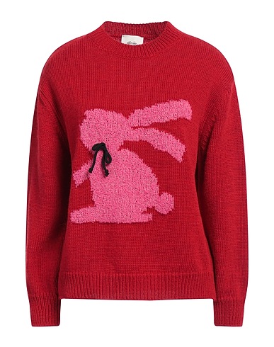 DIXIE Sweater Red 50% Wool, 40% Acrylic, 10% Alpaca wool, Polyamide