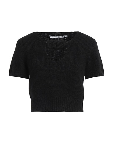 ALEXANDER WANG Jumper Black 64% Alpaca wool, 23% Polyamide, 12% Wool, 1% Elastane