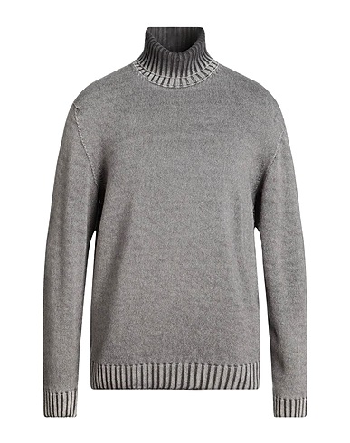 HERITAGE Polo neck Grey 90% Wool, 10% Cashmere
