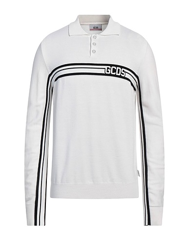 GCDS Sweater Ivory 50% Wool, 50% Dralon®