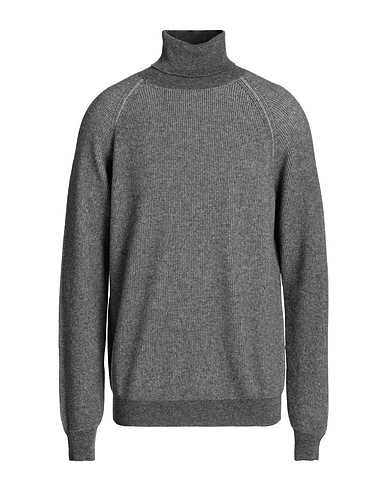 PESERICO Polo neck Grey 70% Merino Wool, 30% Cashmere