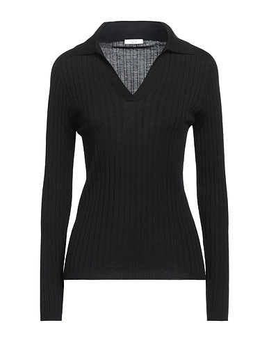 PESERICO Jumper EASY Black 100% Virgin Wool