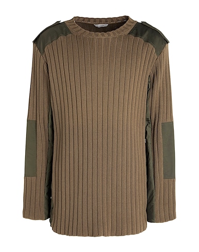 VALENTINO GARAVANI Jumper Military green 100% Cotton, Polyester