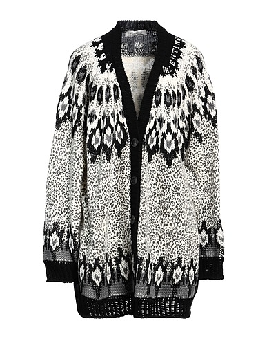VALENTINO GARAVANI Cardigan Black 100% Virgin Wool, Cotton, Acrylic