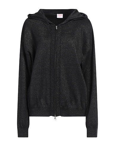 SUN 68 Cardigan Black 45% Cotton, 40% Wool, 8% Polyamide, 7% Metallic fiber