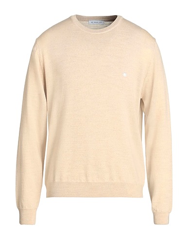 MANUEL RITZ Pullover Beige 100% Wolle