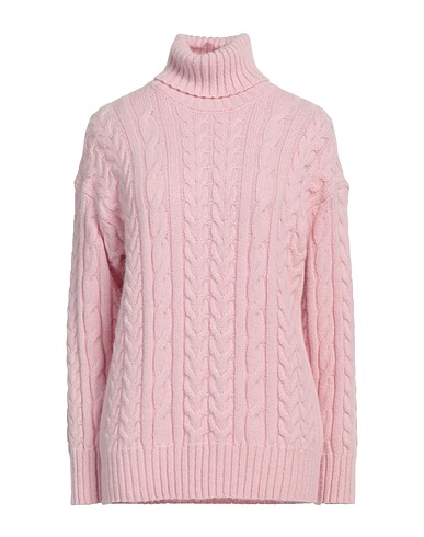 PESERICO Rollkragenpullover EASY Rosa 90% Merinowolle, 10% Kaschmir, Alpakawolle, Polyamid, Schurwolle