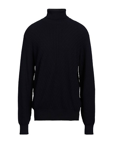 ARMANI EXCHANGE Μπλούζα ζιβάγκο Ναυτικό μπλε 75% Βαμβάκι, 15% Πολυαμίδη, 10% Μαλλί