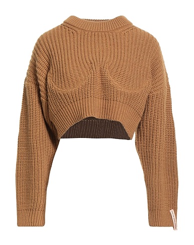 MAR DE MARGARITAS Sweater Camel 75% Acrylic, 15% Wool, 10% Polyester